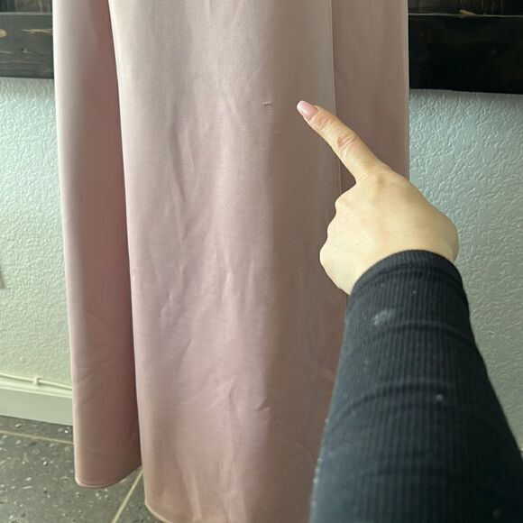 Maniju Blush Off the Shoulder Maxi/Formal Dress Sz- - Picture 13 of 13